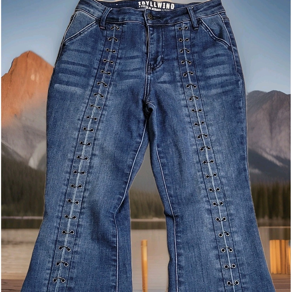 👖Idyllwind by Miranda Lambert Jeans 2W 32L Arena Avenue Grommet High Rise Flare